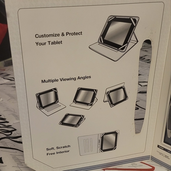 Vivitar Portfolio Case w/Stylus for iPad & tablet devices - Picture 3 of 6